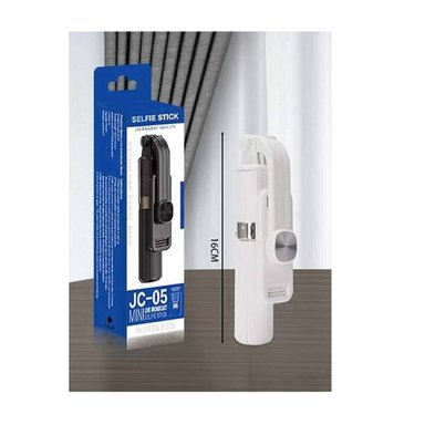 PALO SELFIE TRÍPODE CON LUZ LED CONTROL INALÁMBRICO BLUETOOTH BLANCO - 1