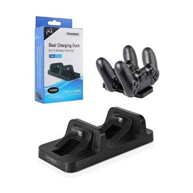 CARGADOR DE MANDOS DOBE PS4 DUAL SHOCK PLAYSTATION 4 CONTROL CARGA - 1