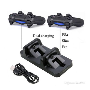 CARGADOR DE MANDOS DOBE PS4 DUAL SHOCK PLAYSTATION 4 CONTROL CARGA - 4