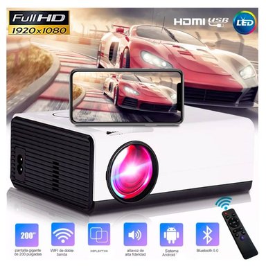 PROYECTOR PORTÁTIL MULTIMEDIA SMART ANDROID 9.0 WIFI. - 1