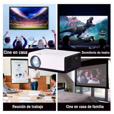 PROYECTOR PORTÁTIL MULTIMEDIA SMART ANDROID 9.0 WIFI. - 4