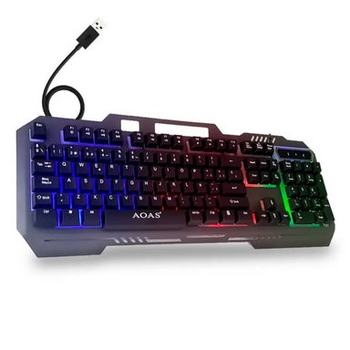 TECLADO CON LUCES RGB GAMER TOUCH KEYBORD ILUMINADO - 5