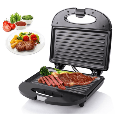 PARRILA GRILL R239 SANDWICHERA PANINI TOSTADORA PLACA ANTIADHERENTE 750W - 2