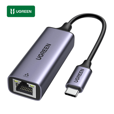 ADAPTADOR UGREEN RED ETHERNET RJ45 A TIPO C MACBOOK LAPTOP CM199 - 1