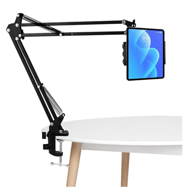 SOPORTE SUJETADOR BRAZO ARTICULADO METÁLICO FLEXIBLE CELULAR TABLET - 2