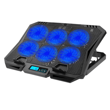 OPORTE BASE COOLER VENTILADOR PARA LAPTOP NOTEBOOK 6 VENTILADORES X6A - 2