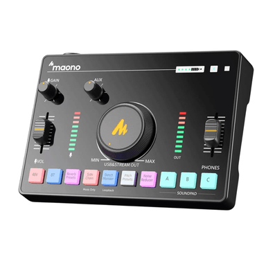 MEZCLADOR DE AUDIO TARJETA DE SONIDO MAONO ESCENARIO EFECTOS PORTATIL