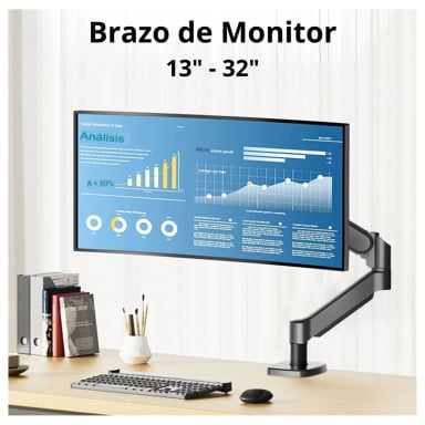 RACK SOPORTE DE MESA PARA MONITOR 17 A 30 BRAZO ARTICULADO ZJ-K7900 - 2
