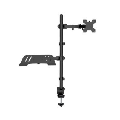 SOPORTE 2 EN 1 PARA MONITOR Y LAPTOP 13-32 Y LAPTOP DE 10 A 17 CON BRAZO ARTICULADO ERGONÓMICO ZJ-K7902 - 6