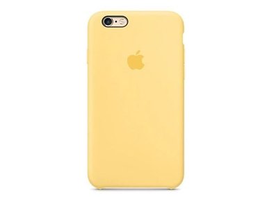 FUNDA IPHONE 6/6S SILICONE CASE AMARILLO - 1
