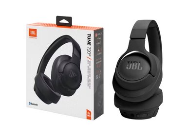 AUDÍFONOS JBL ON-EAR BLUETOOTH TUNE 720BT PURE BASS NEGRO - 1