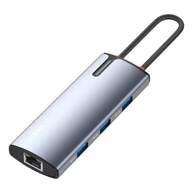 ADAPTADOR LDNIO DS-16H HUB 6 EN 1 PD3.0/100W MAX 4K HD VELOCIDAD 5 GBPS - 4