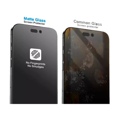 VIDRIO TEMPLADO MATE ANTIHUELLAS PARA IPHONE 16 PRO - 3