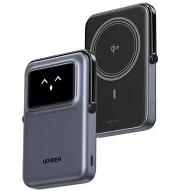 POWER BANK UGREEN PB764 (45329) UNO 10000MAH QI2 MINI 20W - GRIS - 3