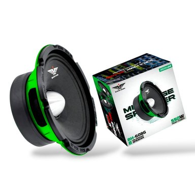 PARLANTES MEDIOS RANGO 8 PULGADAS BLACK HAWK 550W PARA AUTO