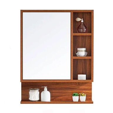 MUEBLE LEMUEBLE CARAMELO BAÑO CON ESPEJO MELAMINA 60X55 CM - 2