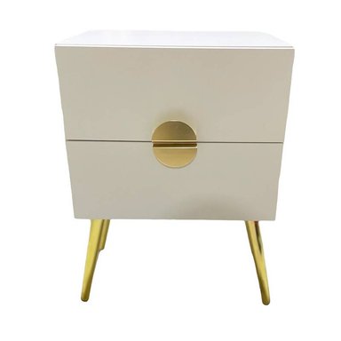 VELADOR VINTAGE 2 CAJONES BLANCO