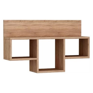 REPISA LEMUEBLE CASTAÑO FLOTANTE MELAMINA 80X49X20CM - 2
