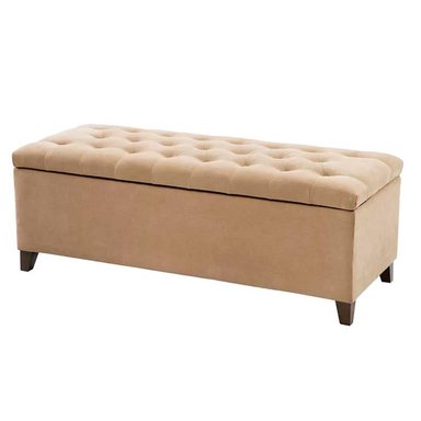 BANQUETA LEMUEBLE CAPITONE BAUL ADA 1 M BEIGE