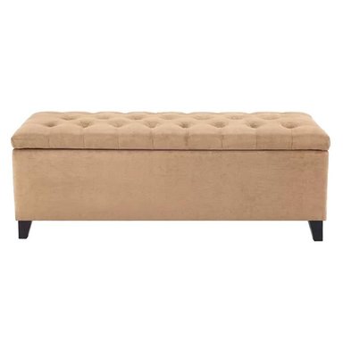 BANQUETA LEMUEBLE CAPITONE BAUL ADA 1.25 M BEIGE
