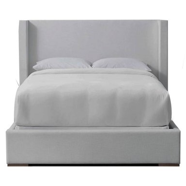 CAMA LEMUEBLE LISA 2 PLAZAS TAPIZADA PLOMO CLARO