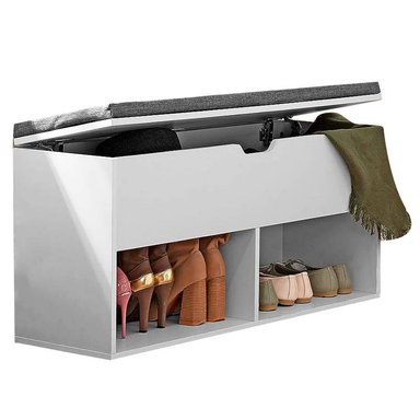 ZAPATERA LEMUEBLE BLANCO BAUL MELAMINA 1 M