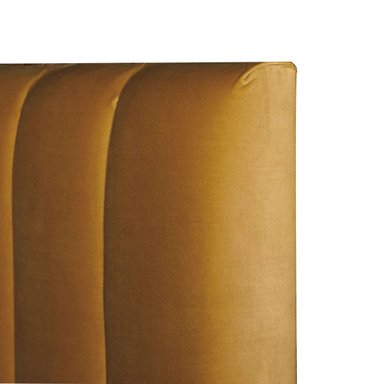 CAMA LEMUEBLE LISTÓN 1.5 PLAZAS TAPIZADA GOLD - 2
