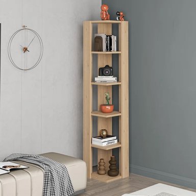 LIBRERO ESQUINERO MULTIFUNCIONAL COHE DUNNA 161M