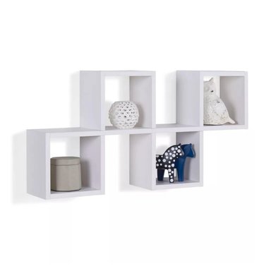 REPISA FLOTANTE MELAMINA 80X40X18CM BLANCO