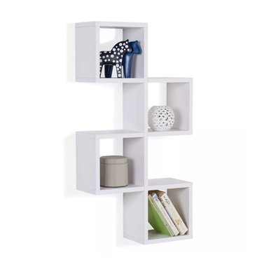 REPISA FLOTANTE MELAMINA 80X40X18CM BLANCO - 2