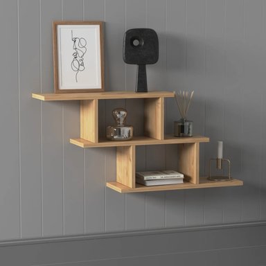 REPISA FLOTANTE MELAMINA ASIMÉTRICA 44X95CM DUNA