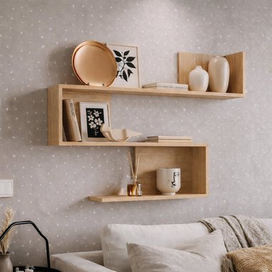 REPISA FLOTANTE MELAMINA 110X80X15CM DUNA