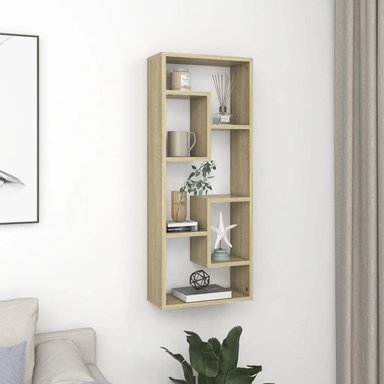 REPISA LIBRERO FLOTANTE DE MELAMINA DUNA MODERNA 90X40X20 CM