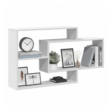 REPISA FLOTANTE KATT MELAMINA 104X58X20CM BLANCO - 2