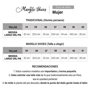 ZAPATOS DE VESTIR MUJER MARGLO SHOES ROJOS M04 - 7