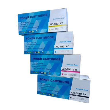 KIT TÓNER TN-219 MULTICOLOR COMPATIBLE BROTHER 4 COLORES
