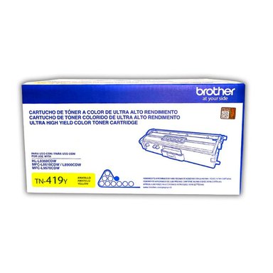 TÓNER BROTHER TN-419 AMARILLO Y 9K PÁG L8900CDW