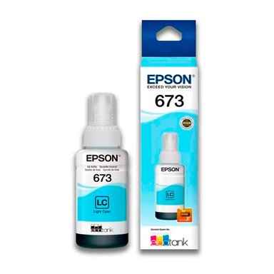 TINTA EPSON 673 LIGHT CIAN (T673520 )