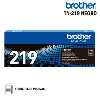 TÓNER BROTHER TN-219 NEGRO 1500 PAGINAS TN219BK