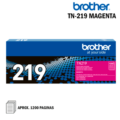 TÓNER BROTHER TN-219 MAGENTA 1200 PAGINAS TN219M