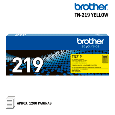 TÓNER BROTHER TN-219 AMARILLO YELLOW 1200 PAGINAS TN219Y