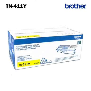 TÓNER BROTHER TN-411Y AMARILLO YELLOW MFCL8900CDW 1,800 PAGINAS