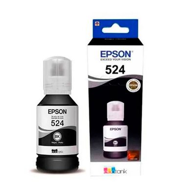 BOTELLA DE TINTA EPSON T524 NEGRO T524120-AL, 127ML