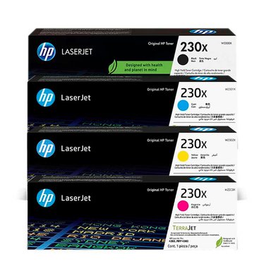 KIT DE TÓNER HP 230X 4 COLORES MAGENTA YELLOW CYAN BLACK