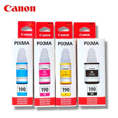 PACK DE TINTAS CANON GI-190 4 COLORES