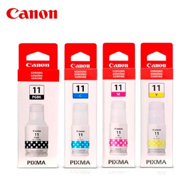 KIT DE TINTA CANON GI-11 4 COLORES G2160, G3160, G3170