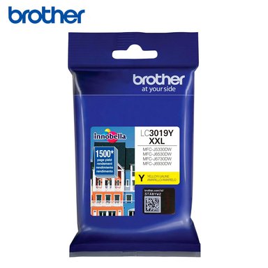 CARTUCHO DE TINTA BROTHER LC3019Y AMARILLO DE ALTO RENDIMIENTO XXL
