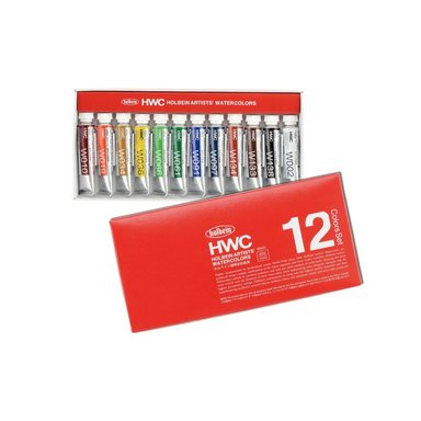 ACUARELAS HOLBEIN SET 5ML X 12 COLORES