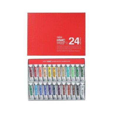ACUARELAS HOLBEIN SET 15ML X 24 COLORES