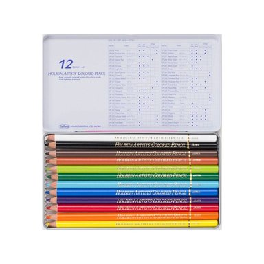 SET HOLBEIN 12 COLORES TONOS BÁSICOS